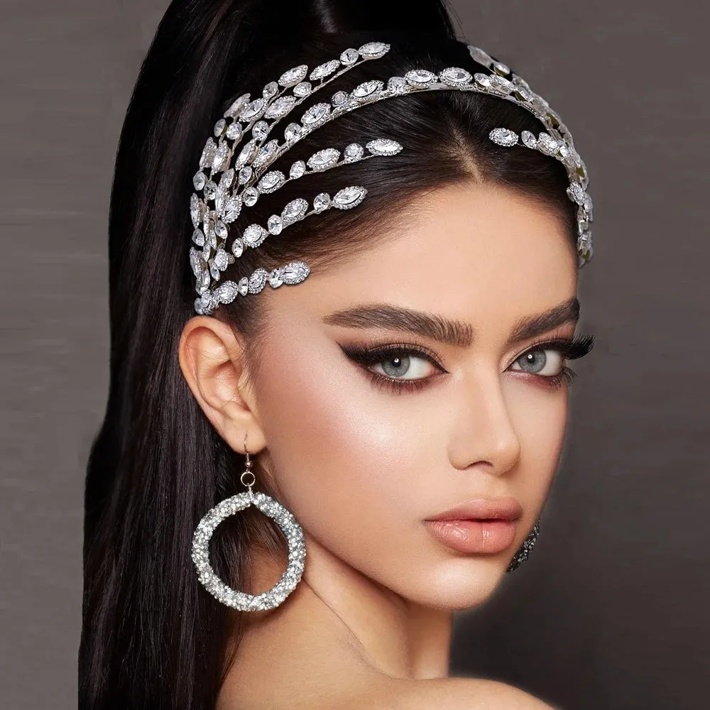 Wedding Hair Accessories Bridal Rhinestone Headwear Women Headpiece