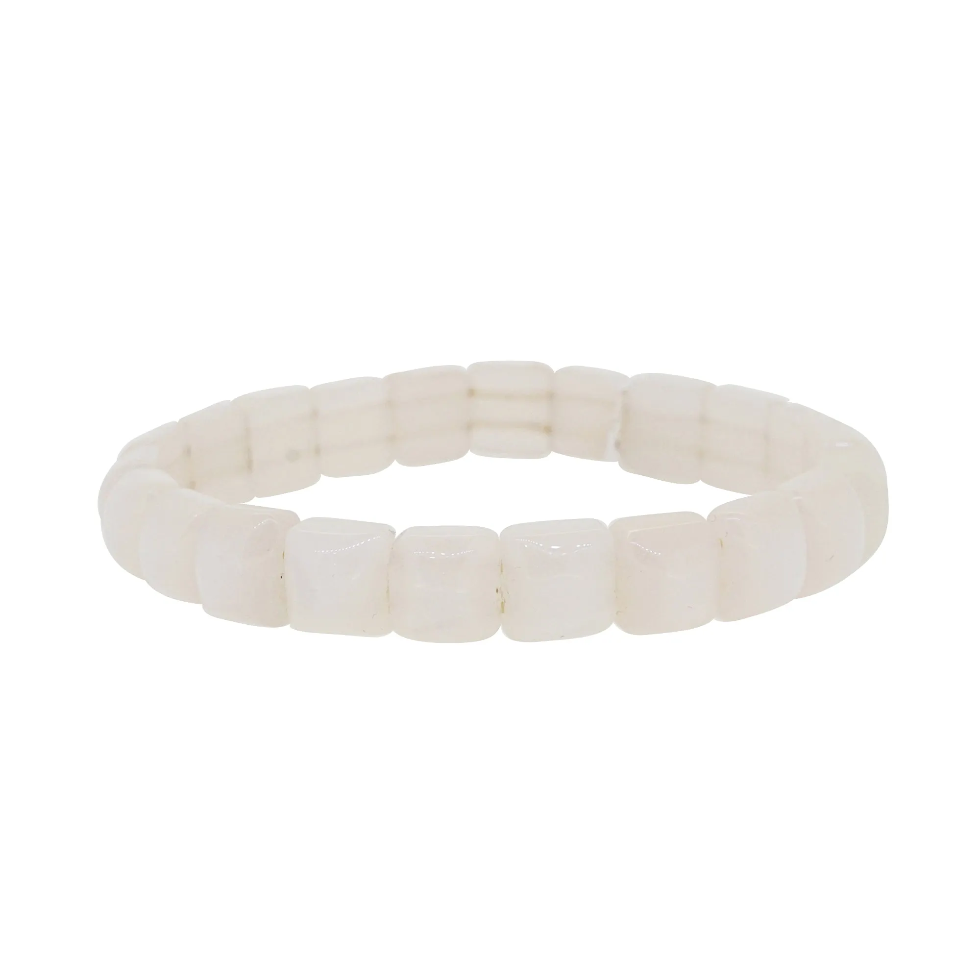 White Moonstone Bangle