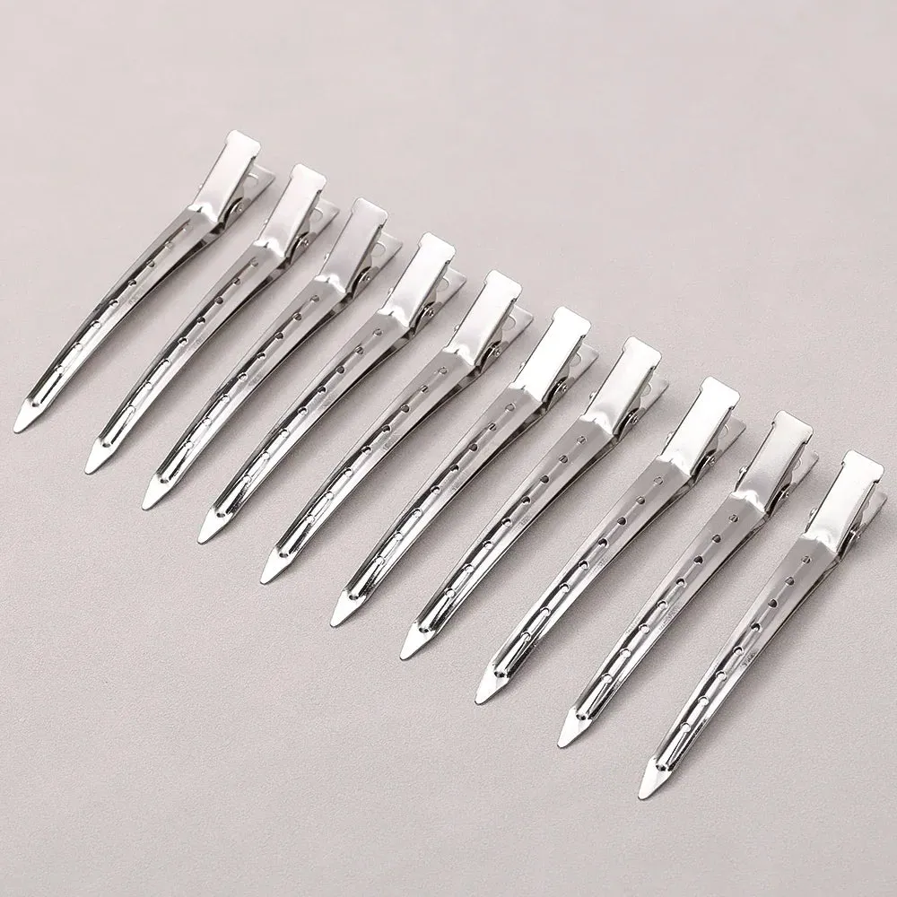 Woman Hair Care Clips Metal Steel Hairdressing Sectioning Clip Clamps
