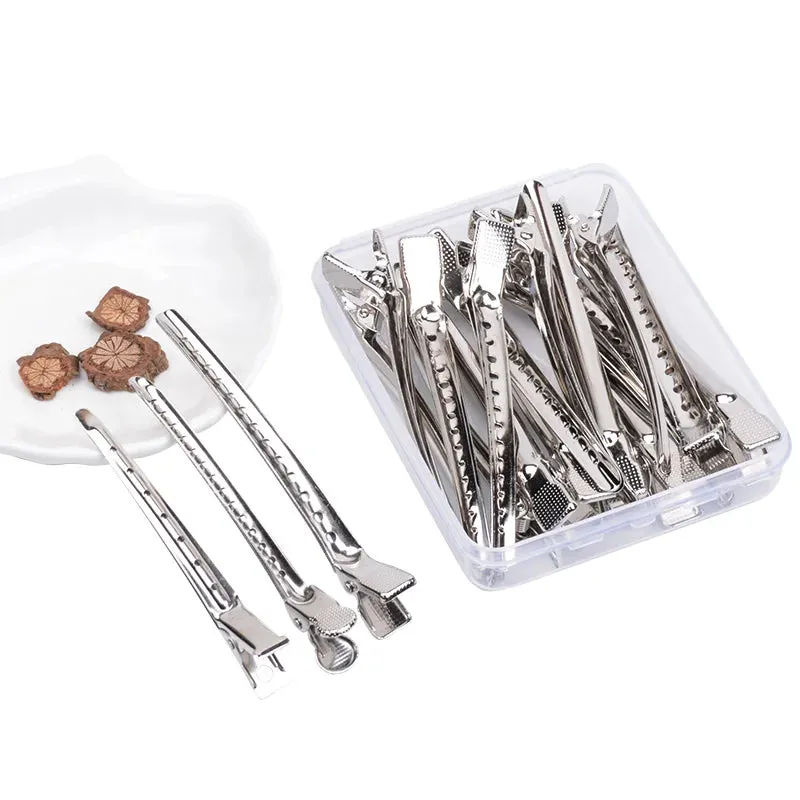 Woman Hair Care Clips Metal Steel Hairdressing Sectioning Clip Clamps