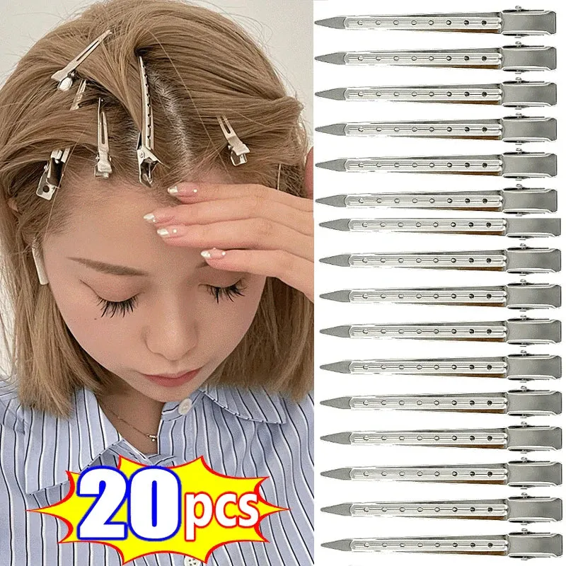 Woman Hair Care Clips Metal Steel Hairdressing Sectioning Clip Clamps